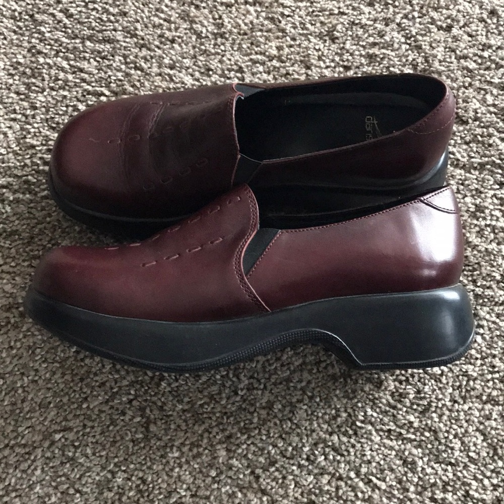 Dansko Leather Shoes Women’s 38 Wine NWOT